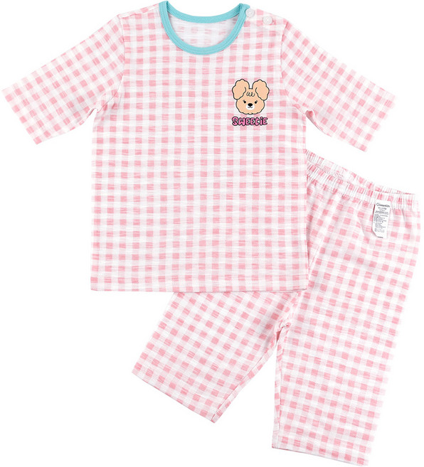 Maykids 女童棒棒糖兔七分竹節棉內衣套裝