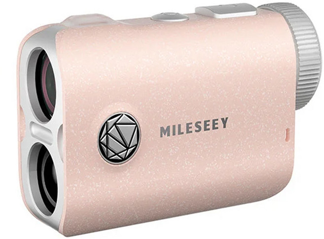 마일시 골프 캐디 미니 레이저 거리측정기 + 파우치 세트, PF1, 핑크