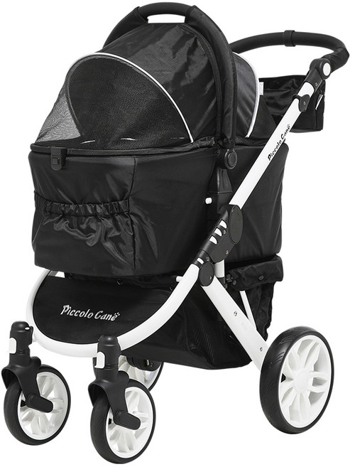 피콜로카네 반려동물 탄토2 유모차, Black, 1개