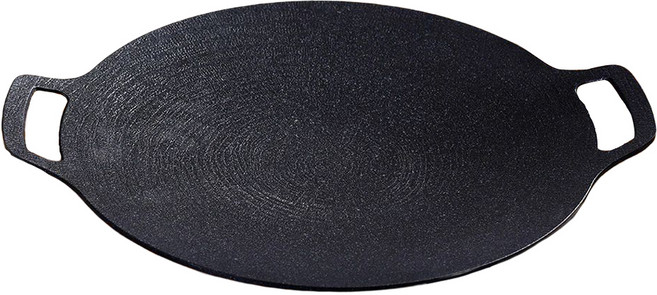 Lacena 電磁爐可用 重力鑄造IH萬用烤盤 煎煮烤皆可 露營必備 深型, 38cm, 1個