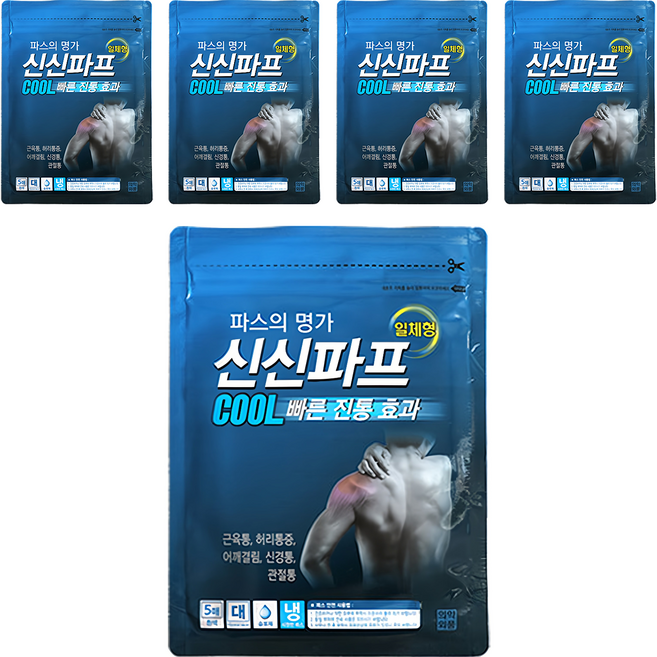 신신파스 신신파프 쿨 파스, 5개입, 5개