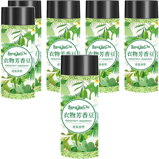 BangJiaShi 幫家適 衣物芳香豆 花果香 綠色, 200g, 6瓶