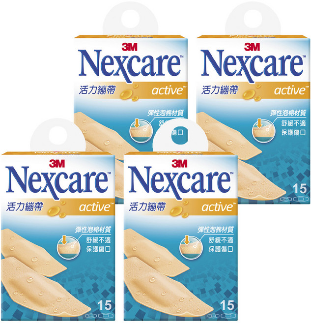 3M Nexcare 活力繃帶 A515, 15片, 4盒