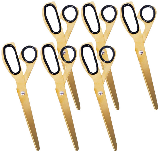 인디케이 빈티지 메탈 가위, 골드, 6개