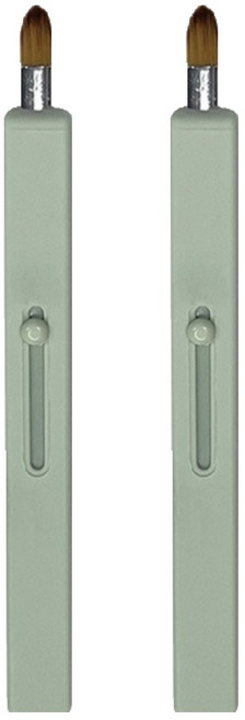 다크니스 이지 그립 립브러시, 2개, 혼합색상