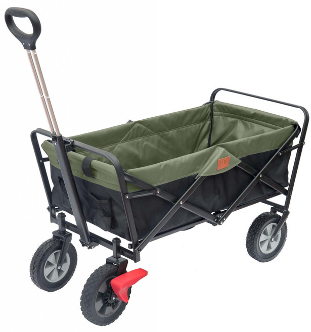 아웃도어포레스트 캠핑 폴딩 웨건 캠핑카트 + 보관용 가방, 카키, 1개