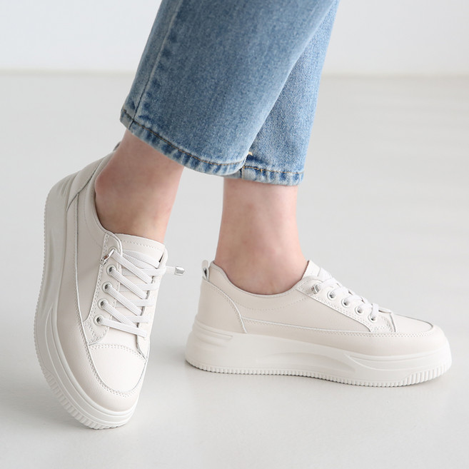 단골언니 여성용 베이직 키높이 밴딩 스니커즈 저러스