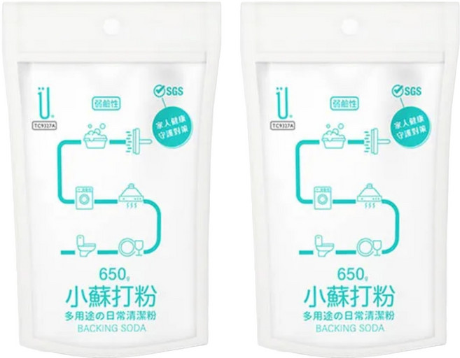 UdiLife 優的生活大師 小蘇打粉, 650g, 2包