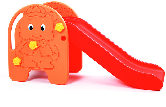 에듀플레이 아기곰베이비 미끄럼틀, 혼합색상, 1개