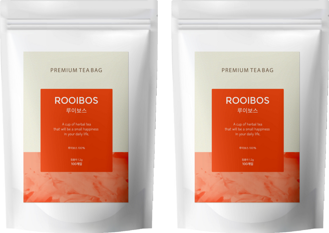 유리아 루이보스 삼각티백, 1.2g, 100개입, 2개