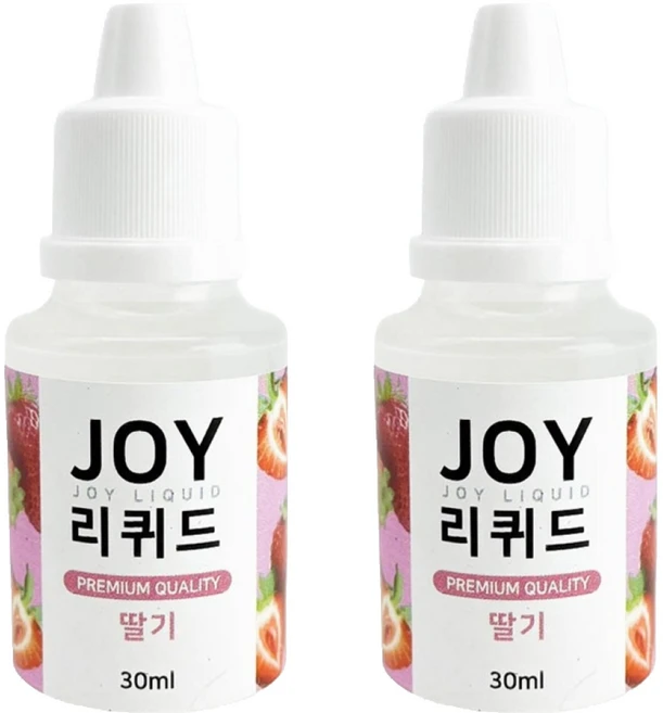 조이리퀴드 아로마조이 슬라임재료 30ml, 2개, 딸기 - 쿠팡
