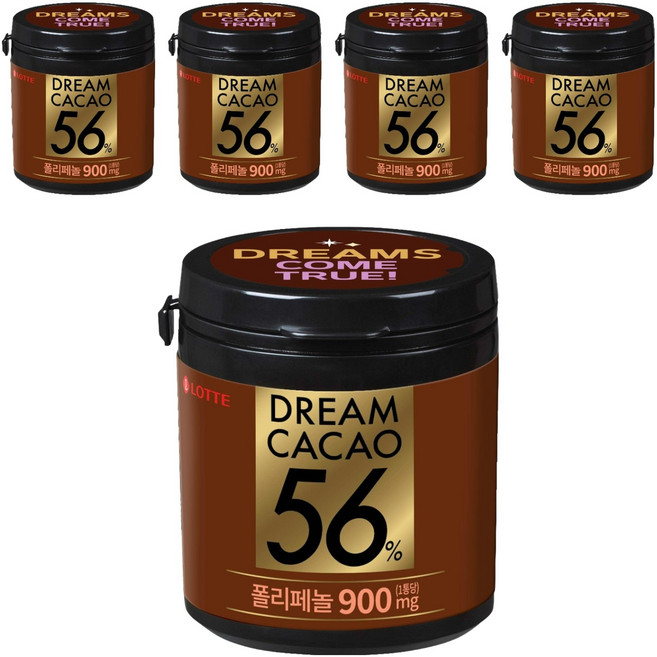 롯데웰푸드 드림카카오 56%, 5개, 86g