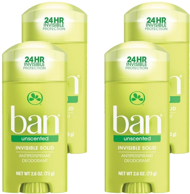 ban 盼 清新體香膏無香味 自然綠色, 73g, 4件