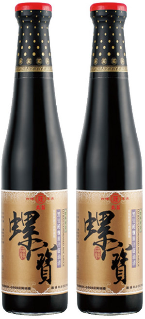 丸莊醬油 黑豆螺寶蔭油清, 420ml, 2瓶