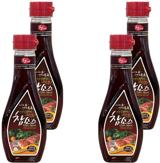 참 고기엔 참소스, 300g, 4개