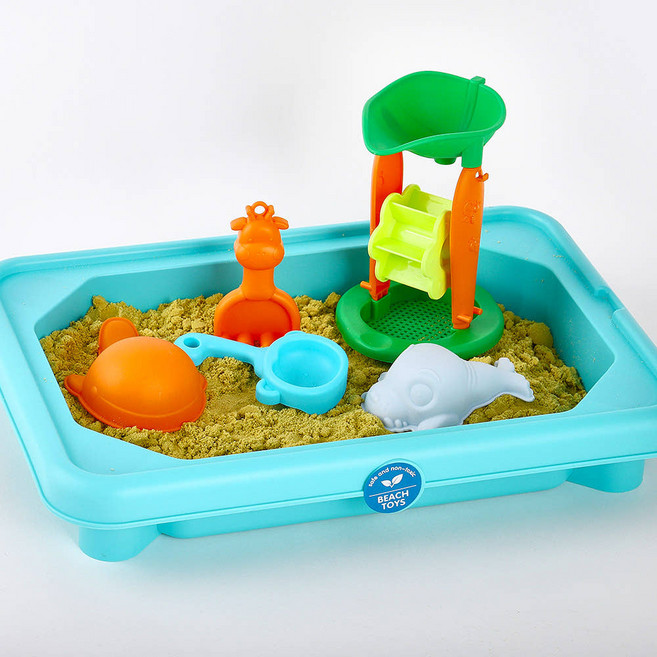 캐스비 네이처 샌드테이블 모래놀이, 블루, 1.17kg, 1개