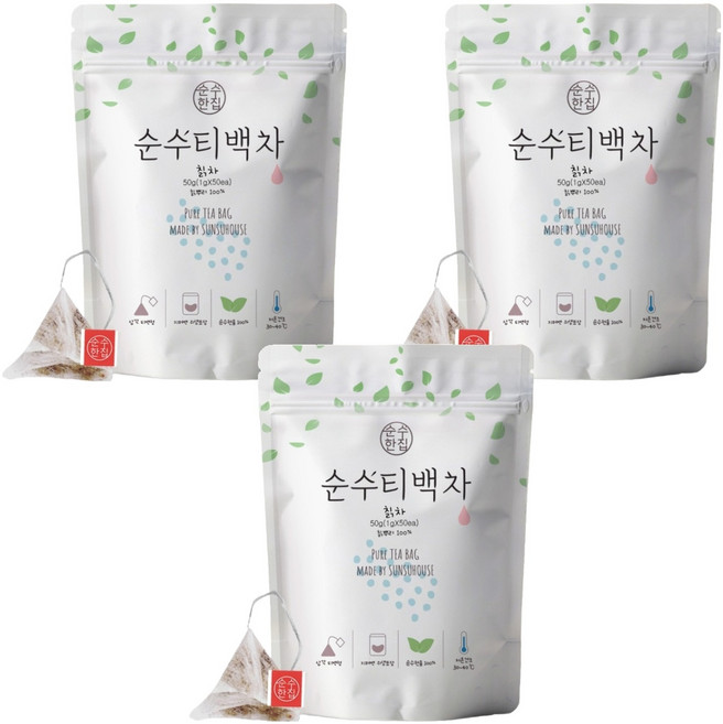 순수한집 칡차, 1g, 50개입, 3개