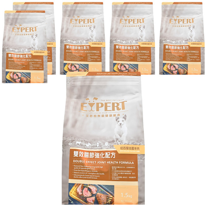 福壽實業 EXPERT 艾思柏 成犬 無穀配方狗飼料, 田園羊肉, 1.5kg, 6袋