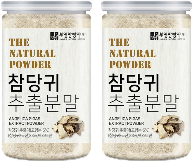 부영한방약초 참당귀 추출 분말, 2개, 200g