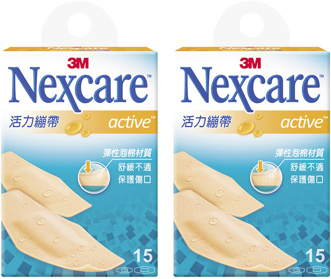 3M Nexcare 活力繃帶 A515, 15片, 2盒