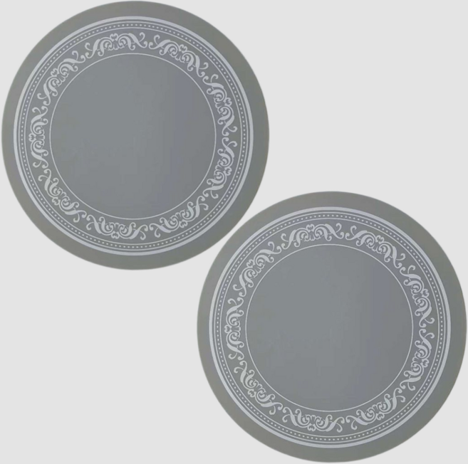 해피위더스 실리콘 인덕션 보호 매트, 그레이, 2개