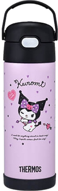 THERMOS 膳魔師 不銹鋼真空保冷瓶, 酷洛米邱比特, 1個