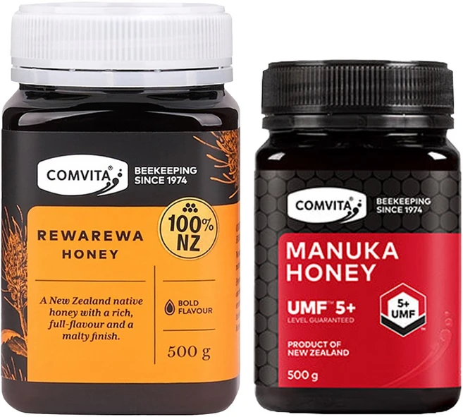 콤비타 UMF5+ 마누카꿀 500g + 레와레와 벌꿀 500g, 1세트 - 쿠팡
