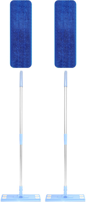 월드크린 초극세사 밀대 + 패드 세트, 2세트