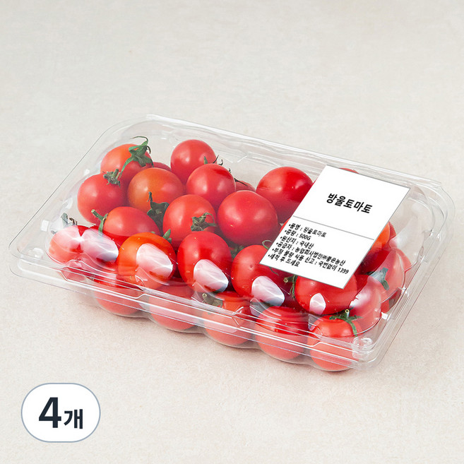 방울토마토, 500g, 4팩
