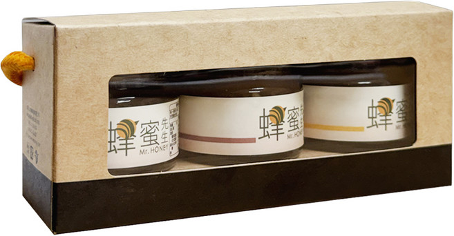 Mr.HONEY 蜂蜜先生 蜂蜜小禮盒 3入組, 150g, 1組