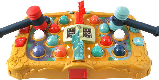 TOY GATE 雙人打地鼠對戰遊戲, 混合顏色