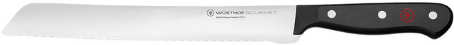 WUSTHOF 三叉 Gourmet 麵包刀, 1支, 黑色
