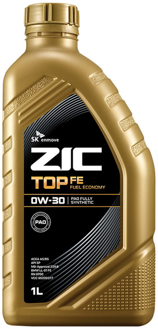 지크 탑 엔진오일, 1개, 0w30, 1L