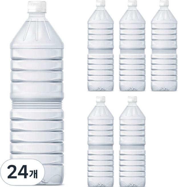 물하나 eco 생수 무라벨, 1L, 24개