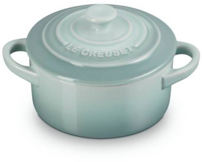 LE CREUSET 迷你圓烤盅 海洋之花, 10cm, 1個