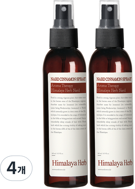 부케가르니 나드 시나몬 스프레이, 4개, 145ml