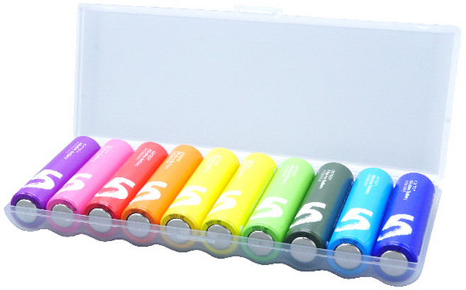 Cuktech 鹼性電池 3號AA B06/乾電池/電池盒收納, 10顆, 1盒