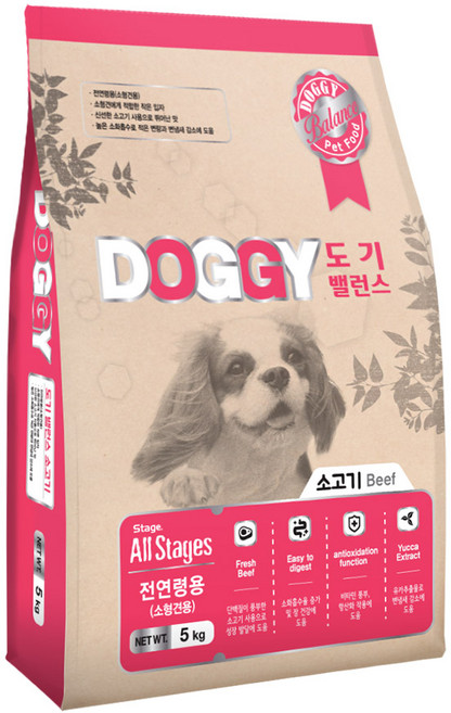 인터펫코리아 전연령 도기밸런스 건식사료, 소, 5kg, 1개