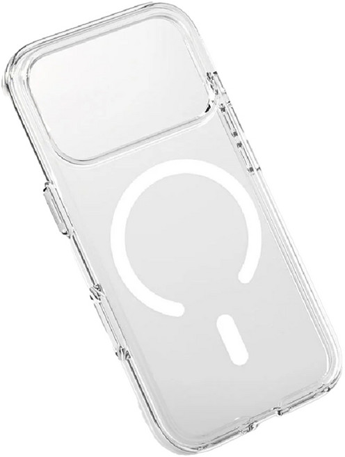 OVERDIGI Pure 磁吸晶透抗黃手機殼 支援Apple MagSafe充電器 PCTG材質 1個