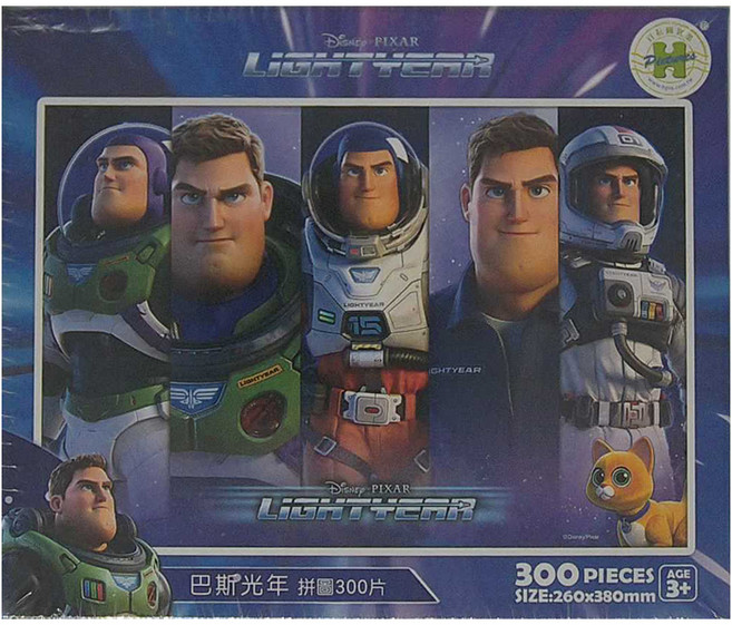HUNDRED PICTURES 百耘圖 巴斯光年2 拼圖 380 x 260mm 3歲以上, 300片, 1盒