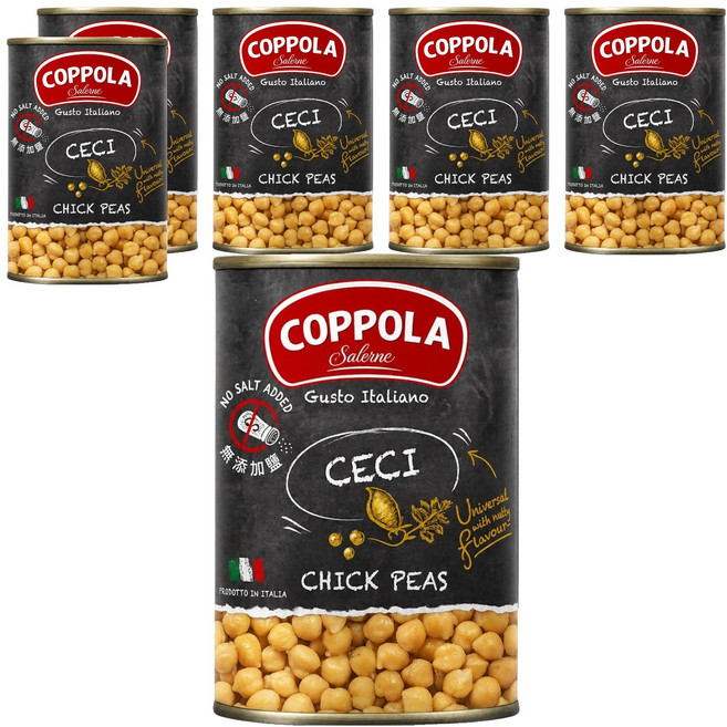 COPPOLA 柯波拉 義大利天然鷹嘴豆, 400g, 6罐