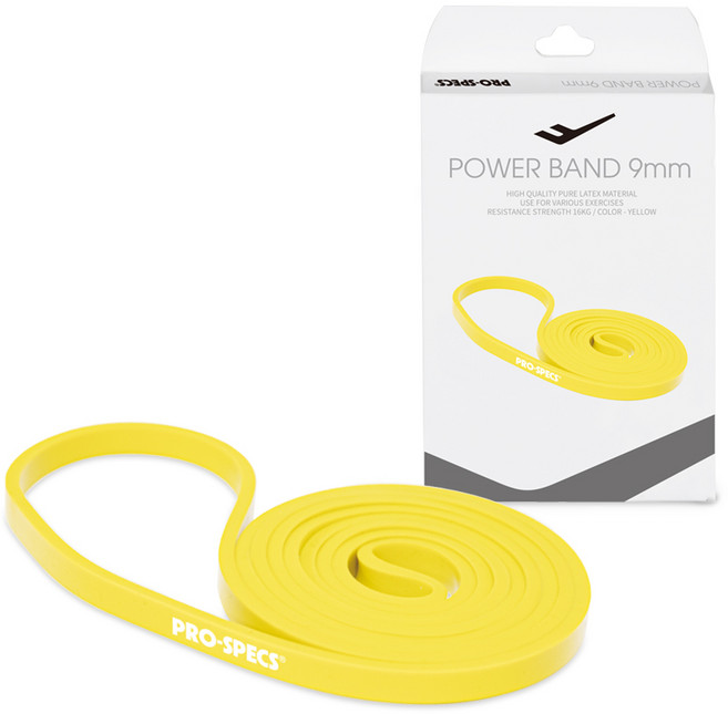 프로스펙스 라텍스 파워밴드, 옐로우, 1개