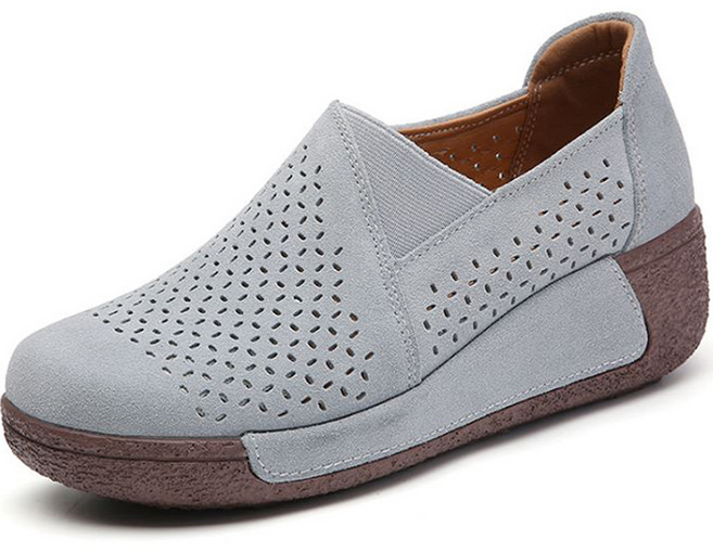 Picaso 피카소 여성용 가죽 사선 밴딩 펀칭 슬립온 3066 1