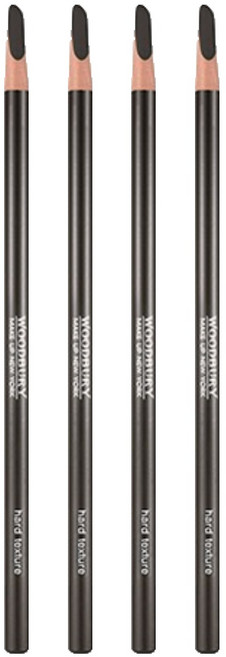 우드버리 하드텍스처 아이브로우 4g, Smokey Gray, 4개