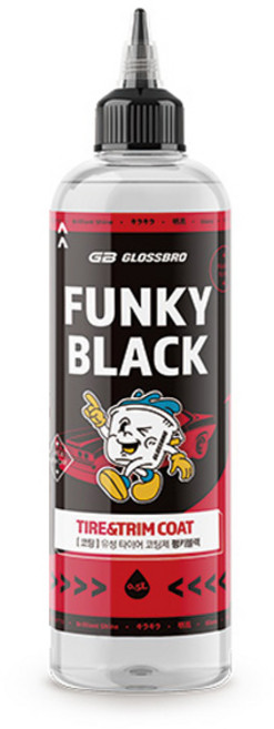 글로스브로 펑키블랙 타이어 코팅제, 1개, 500ml
