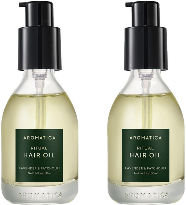 아로마티카 리츄얼 헤어 오일 라벤더 앤 패츌리, 50ml, 2개