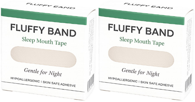 플러피팝 입막음 테이프 입벌림방지밴드 60p, 2개