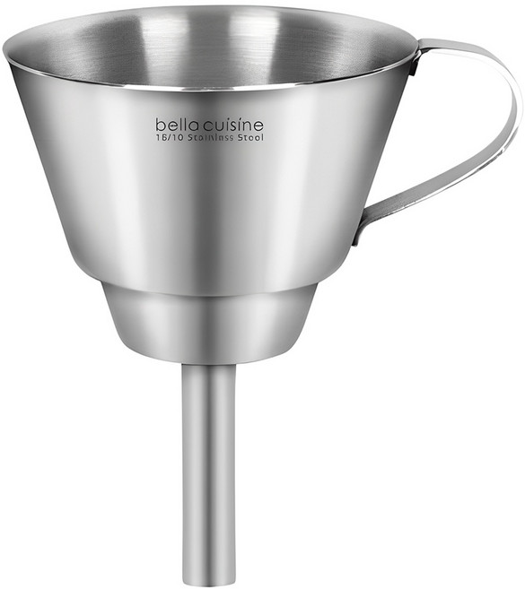 벨라쿠진 200ml 스테인리스 스틸 깔대기, 1개