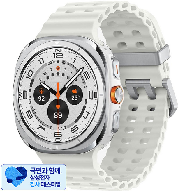 [삼성 감사 페스티벌] 삼성전자 갤럭시 워치 울트라 2025 SM-L705N, 티타늄 화이트, 47mm, GPS+Cellular