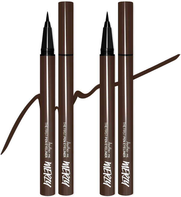 머지 더 퍼스트 펜 아이라이너 0.5g, 브라우니, 2개